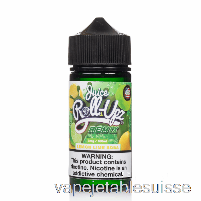 Vape Suisse Soda Citron-lime - Juice Roll Upz Remix - 100ml 0mg
